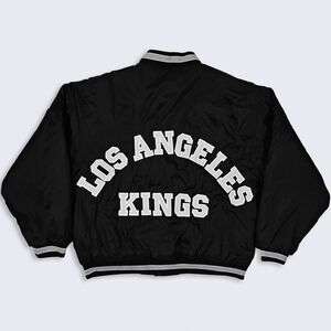 Los Angeles Kings Vintage 90s Chalk Line Bomber Jacket